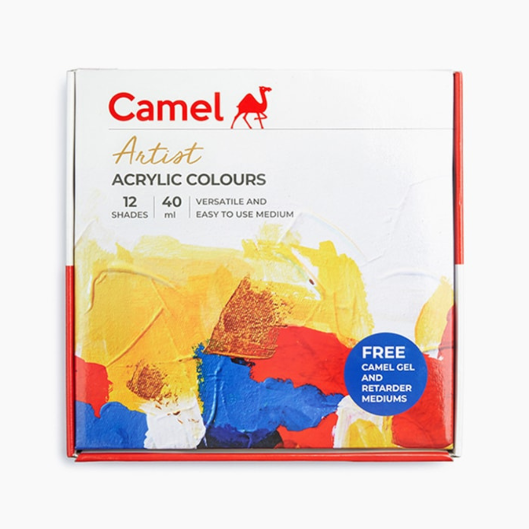 Camel Artist Acrylic Set 12 Shades 40ml