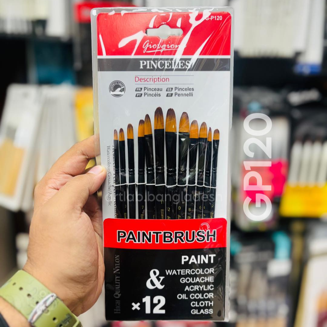 Giorgione Filbert Brush Set – GP120