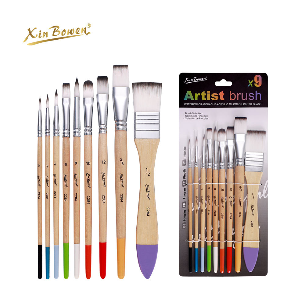 Xin Bowen Artist Brush Set 9 Pc HB-2284