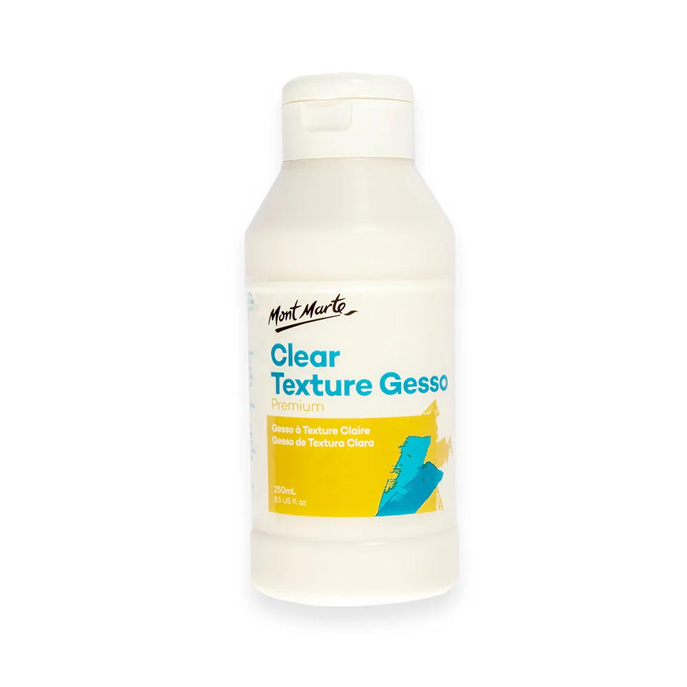 Mont Marte Clear Texture Gesso Premium 250ml
