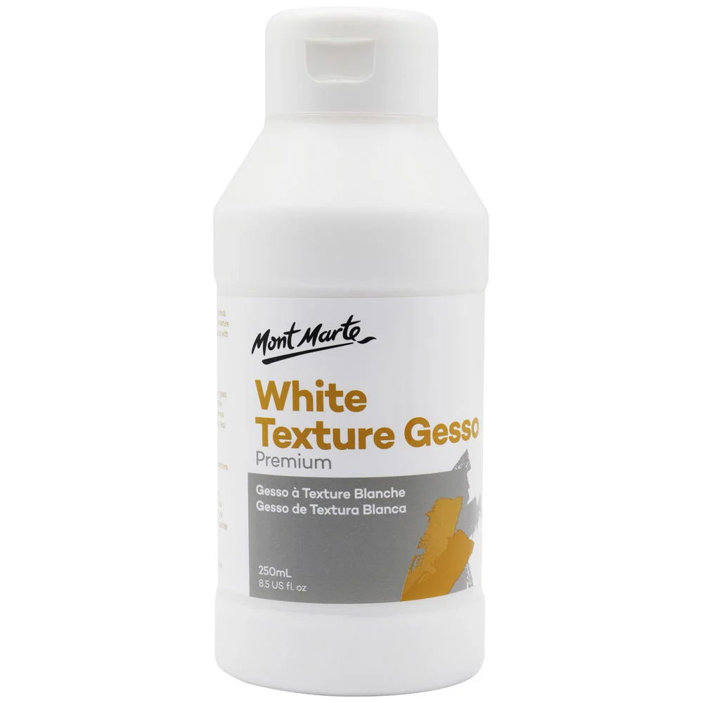 Mont Marte White Texture Gesso Premium 250ml
